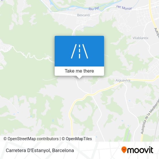 Carretera D'Estanyol map