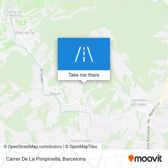 Carrer De La Pimpinella map
