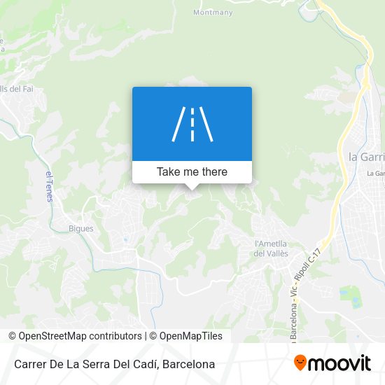 Carrer De La Serra Del Cadí map