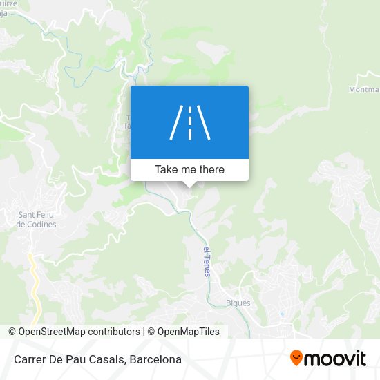 Carrer De Pau Casals map