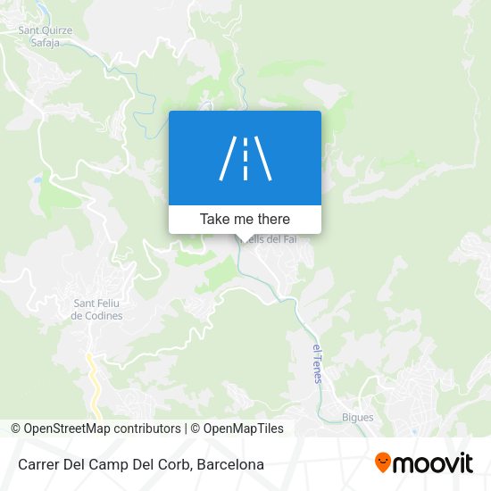 Carrer Del Camp Del Corb map