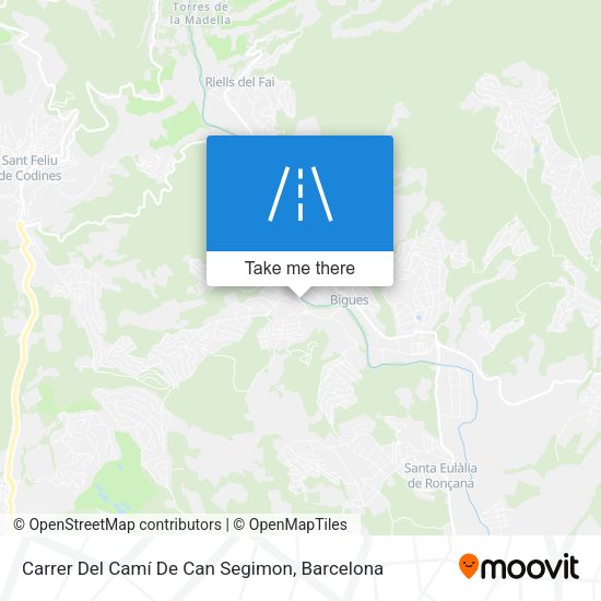 Carrer Del Camí De Can Segimon map