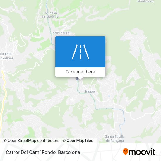 Carrer Del Camí Fondo map
