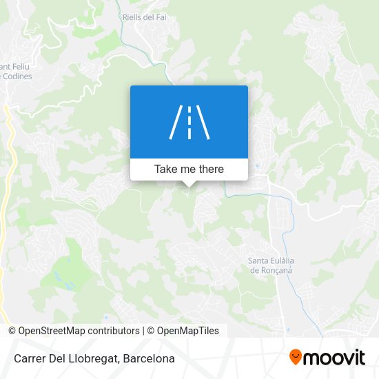 Carrer Del Llobregat map