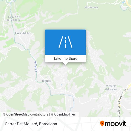 Carrer Del Molleró map