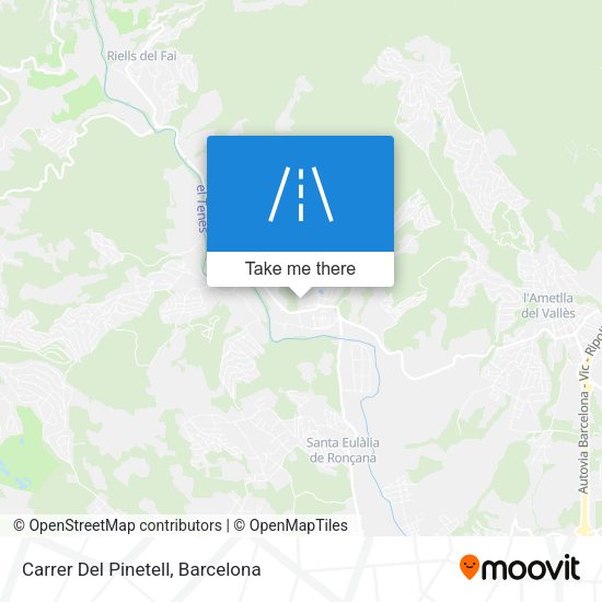 Carrer Del Pinetell map