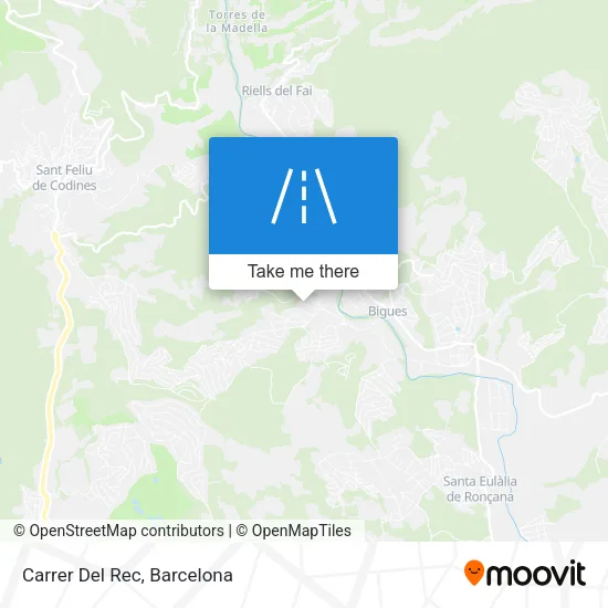 mapa Carrer Del Rec