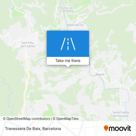 Travessera De Baix map