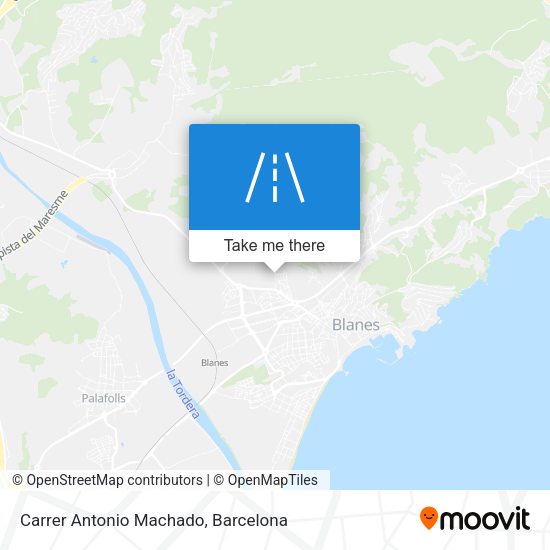 Carrer Antonio Machado map