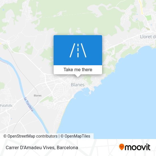 Carrer D'Amadeu Vives map