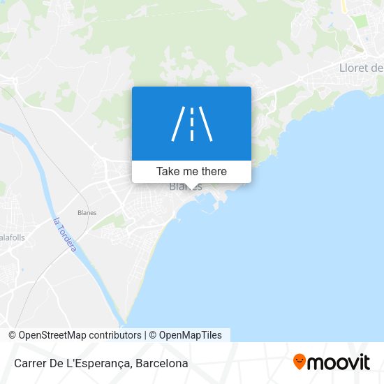 Carrer De L'Esperança map