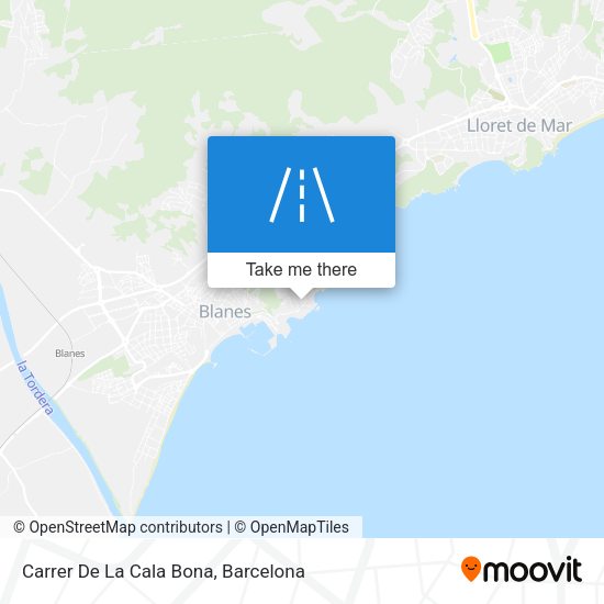 Carrer De La Cala Bona map