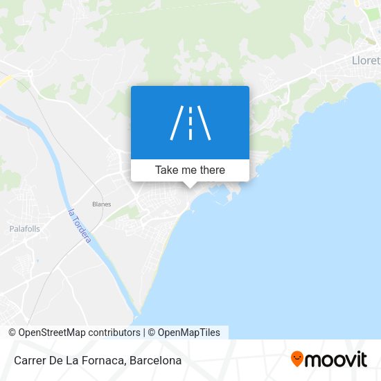 Carrer De La Fornaca map