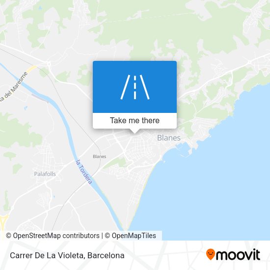 Carrer De La Violeta map