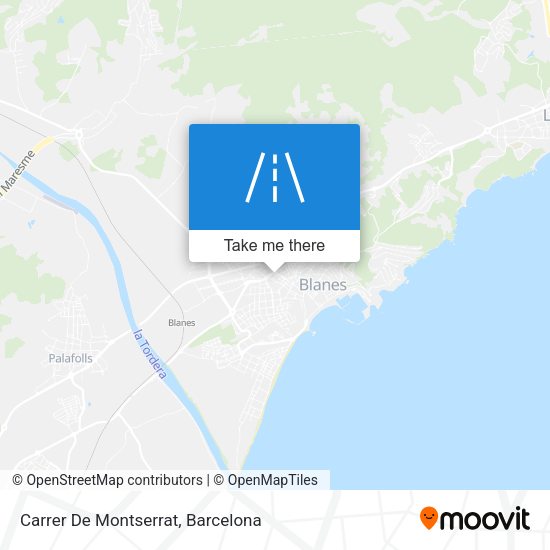 Carrer De Montserrat map