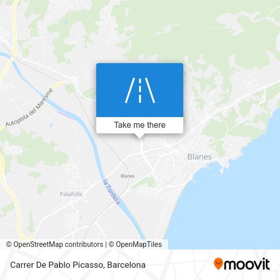 Carrer De Pablo Picasso map