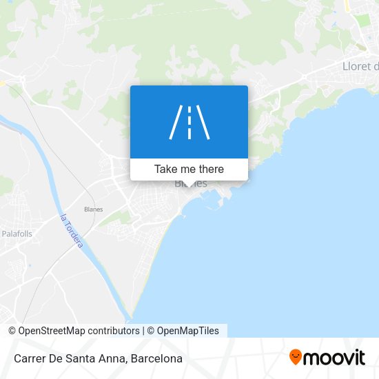 Carrer De Santa Anna map