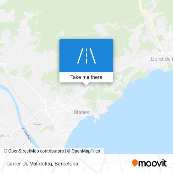 Carrer De Valldolitg map
