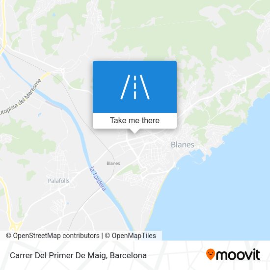 Carrer Del Primer De Maig map