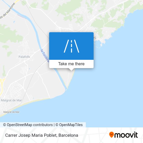 Carrer Josep Maria Poblet map