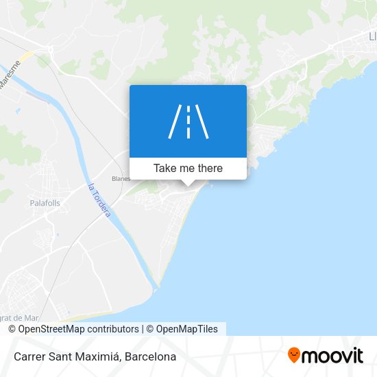 Carrer Sant Maximiá map