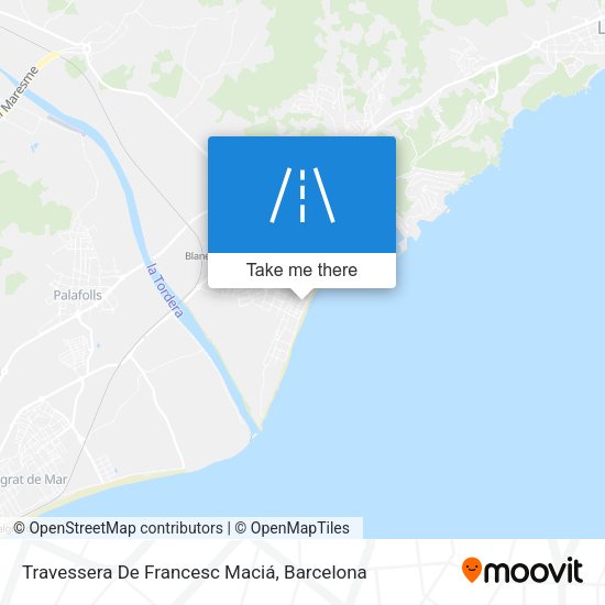 Travessera De Francesc Maciá map