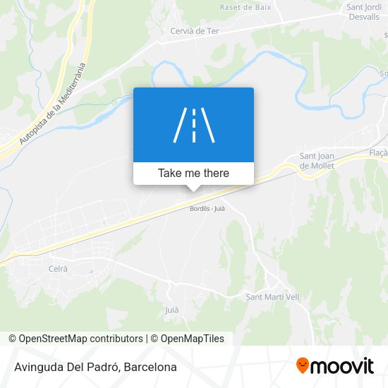 Avinguda Del Padró map