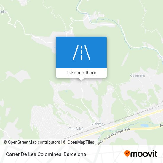 Carrer De Les Colomines map
