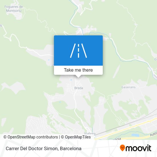 Carrer Del Doctor Simon map