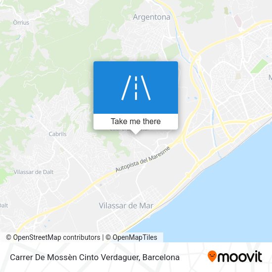 Carrer De Mossèn Cinto Verdaguer map