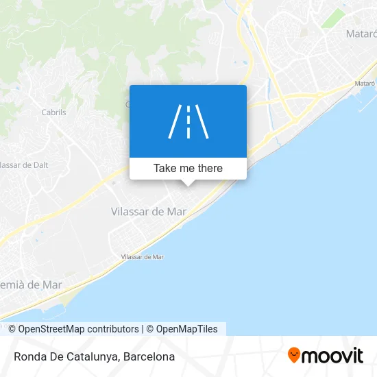 Ronda De Catalunya map