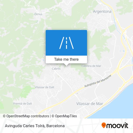 Avinguda Carles Tolrà map