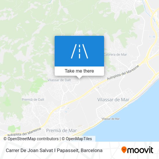 Carrer De Joan Salvat I Papasseit map