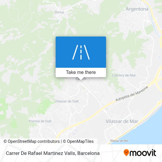 Carrer De Rafael Martinez Valls map