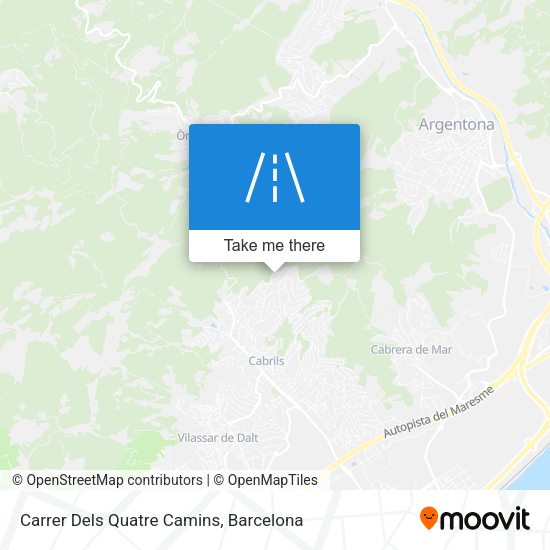 Carrer Dels Quatre Camins map
