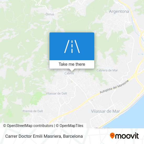 Carrer Doctor Emili Masriera map