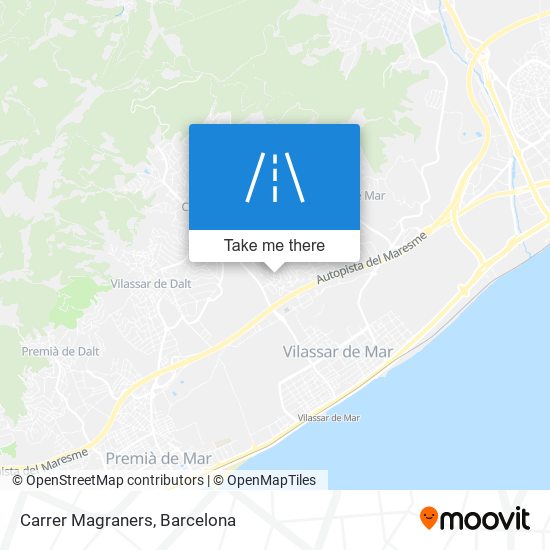 Carrer Magraners map