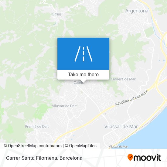 Carrer Santa Filomena map