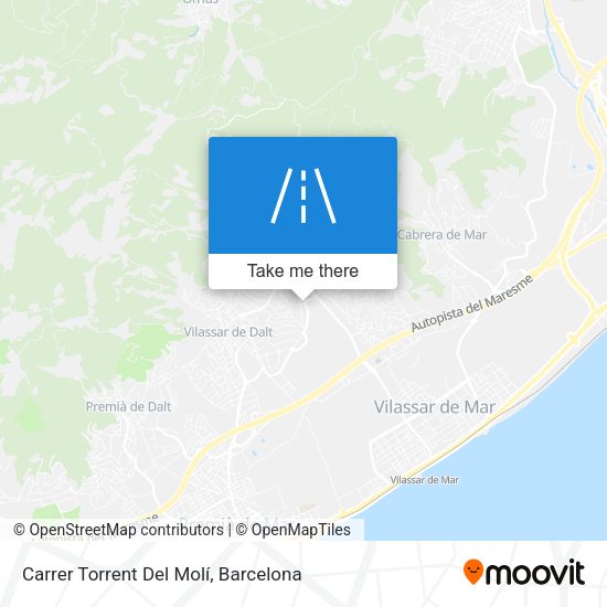 Carrer Torrent Del Molí map