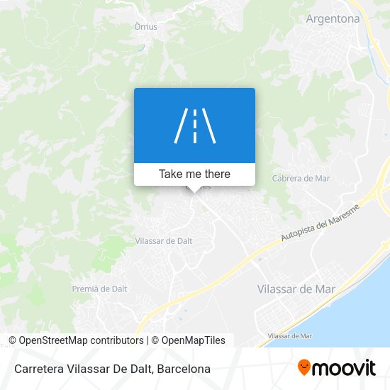 Carretera Vilassar De Dalt map