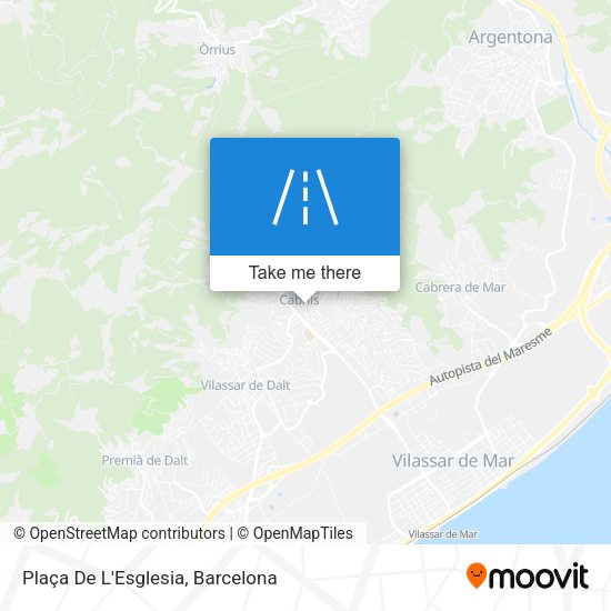 Plaça De L'Esglesia map