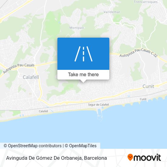 Avinguda De Gómez De Orbaneja map