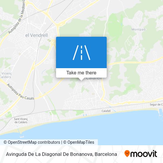 Avinguda De La Diagonal De Bonanova map