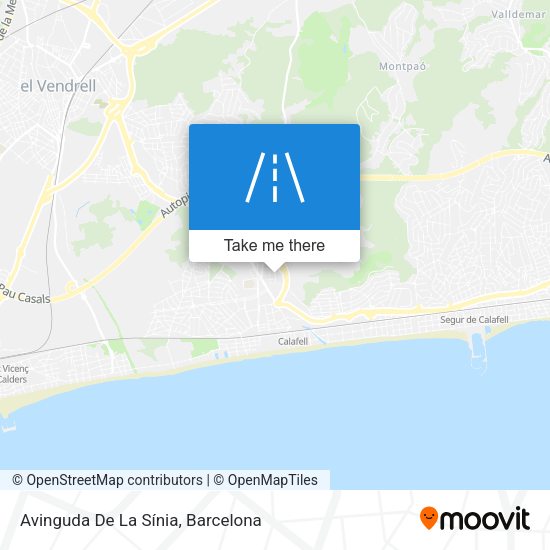 Avinguda De La Sínia map