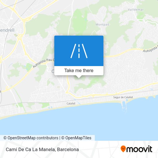 Camí De Ca La Manela map
