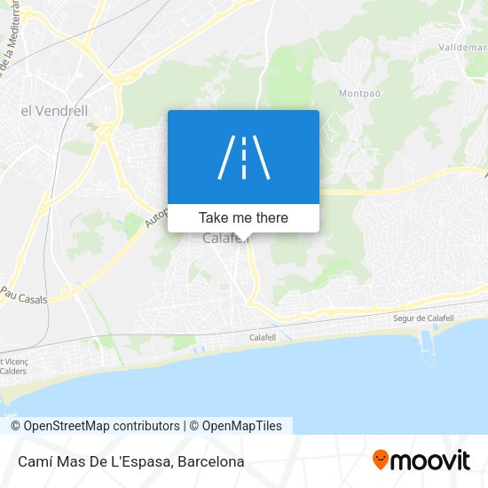 Camí Mas De L'Espasa map