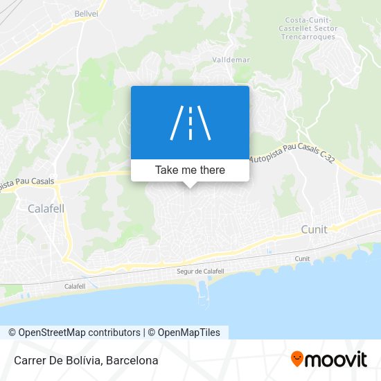 Carrer De Bolívia map
