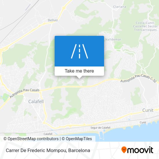 Carrer De Frederic Mompou map