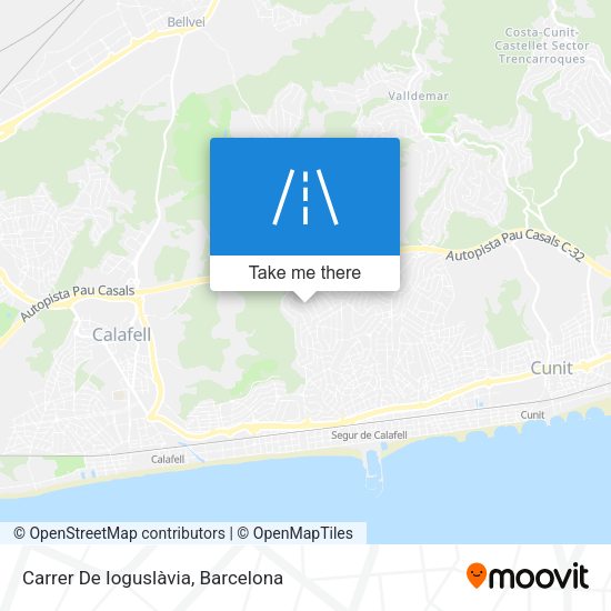 Carrer De Ioguslàvia map