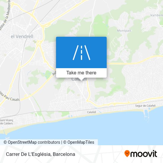 Carrer De L'Església map